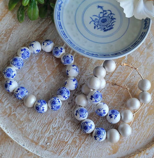 Bracelet and Earrings Set