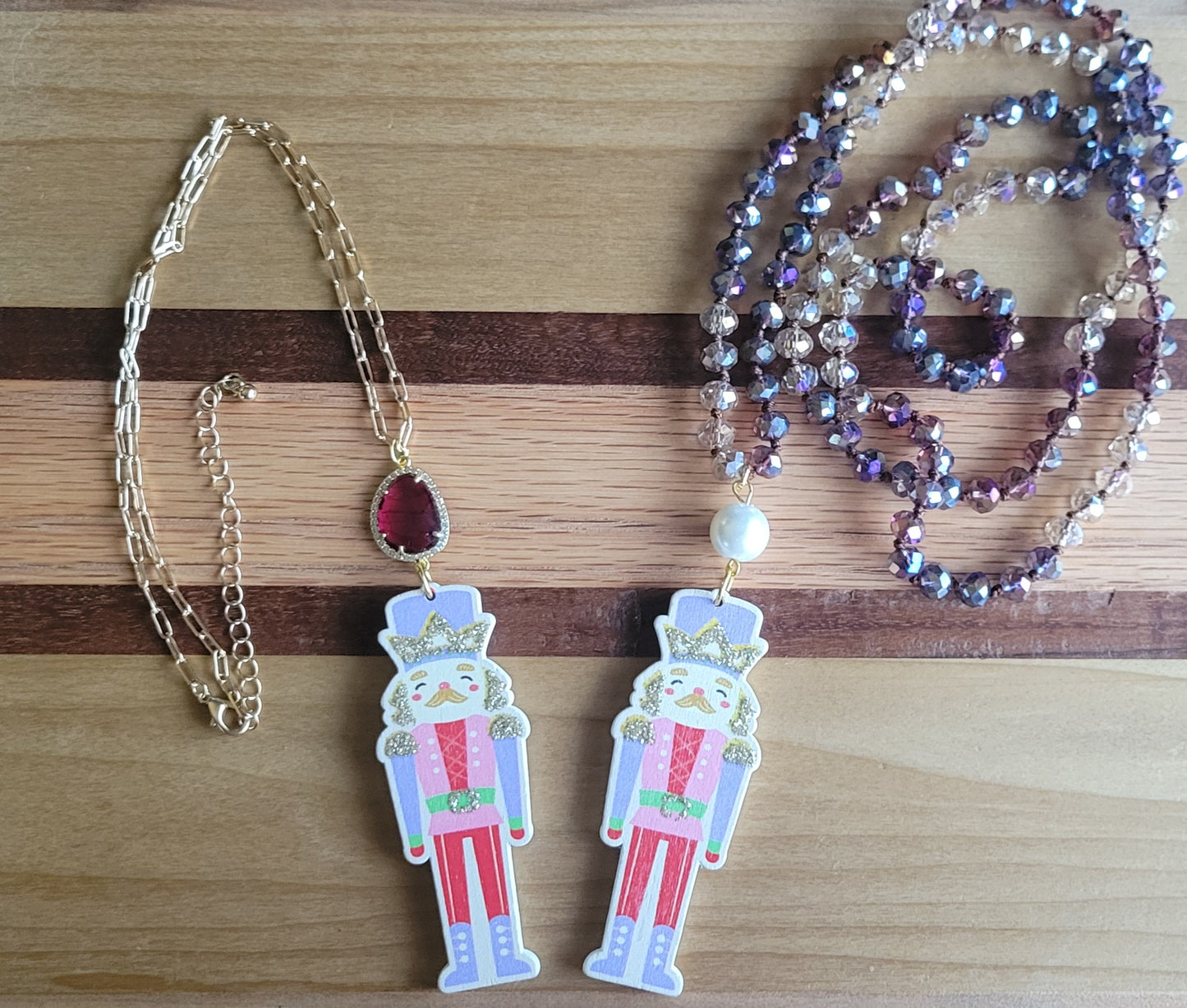 Purple Nutcracker Necklaces
