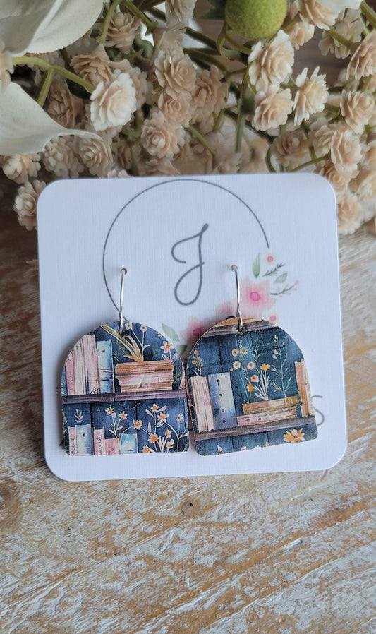 Cozy Book Earrings