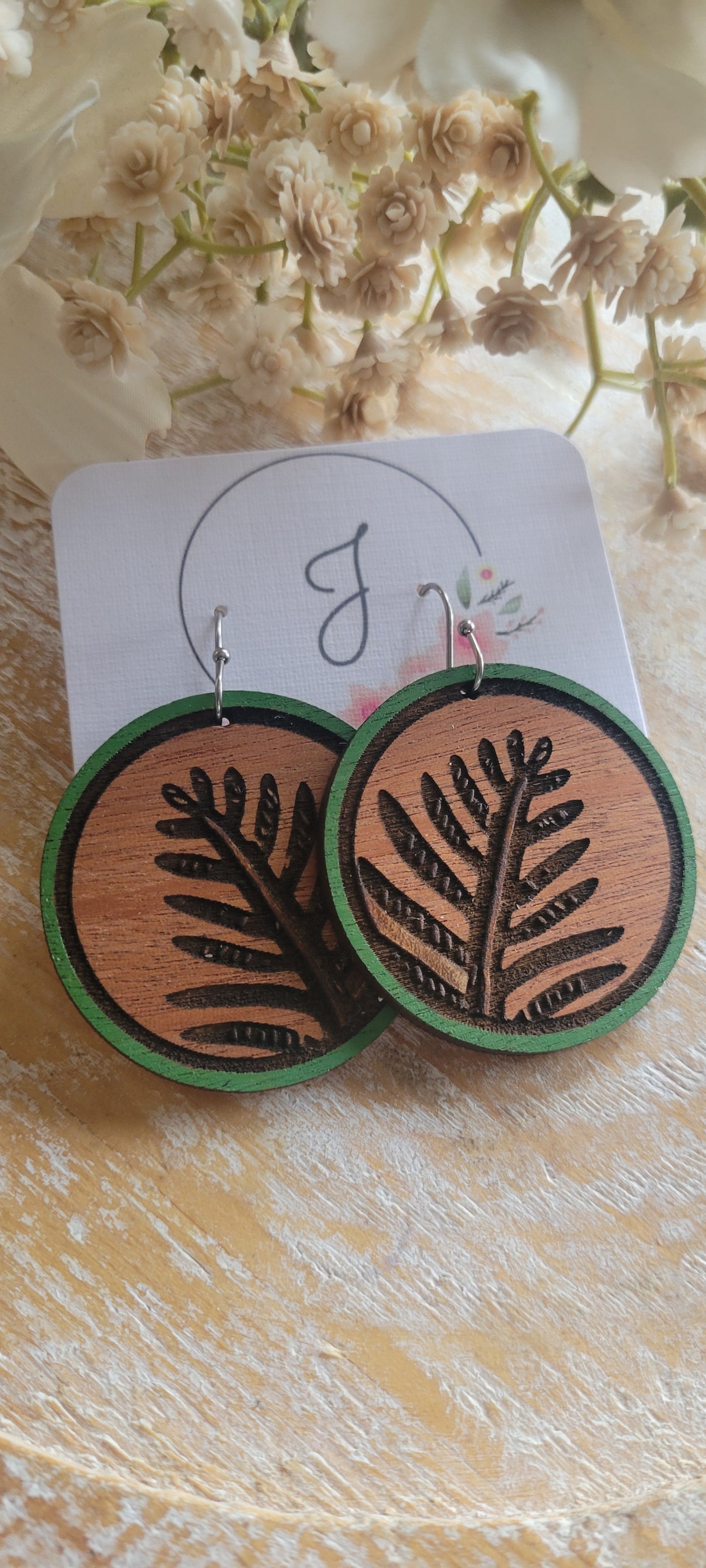 Wood Earrings