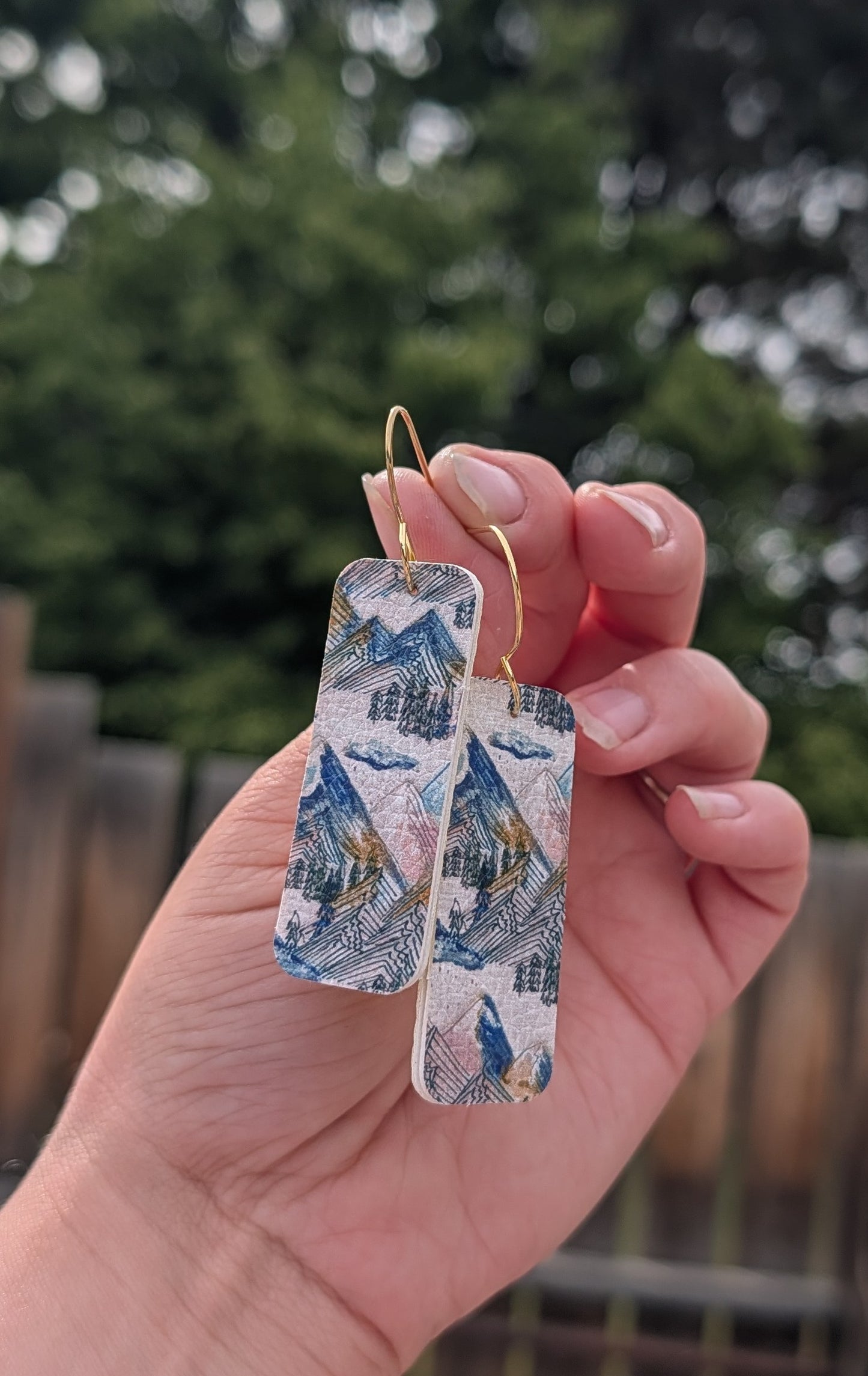 Mountain Bar Earrings