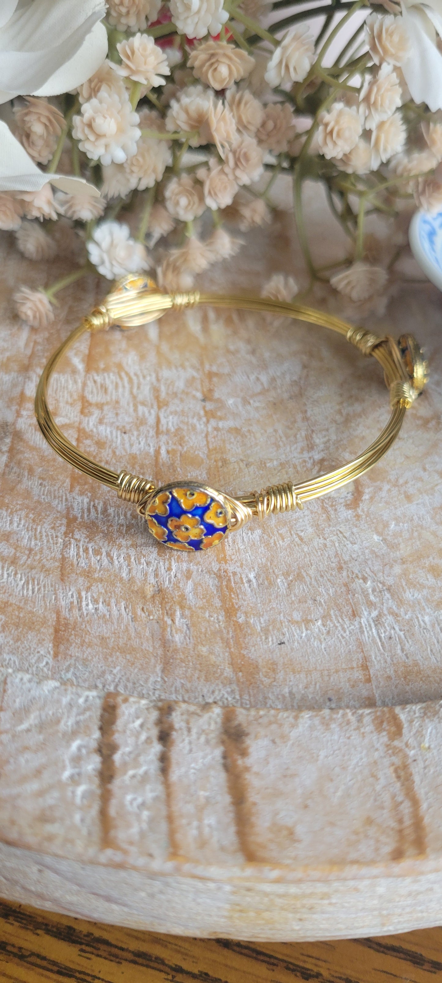 Blue and orange Bangle