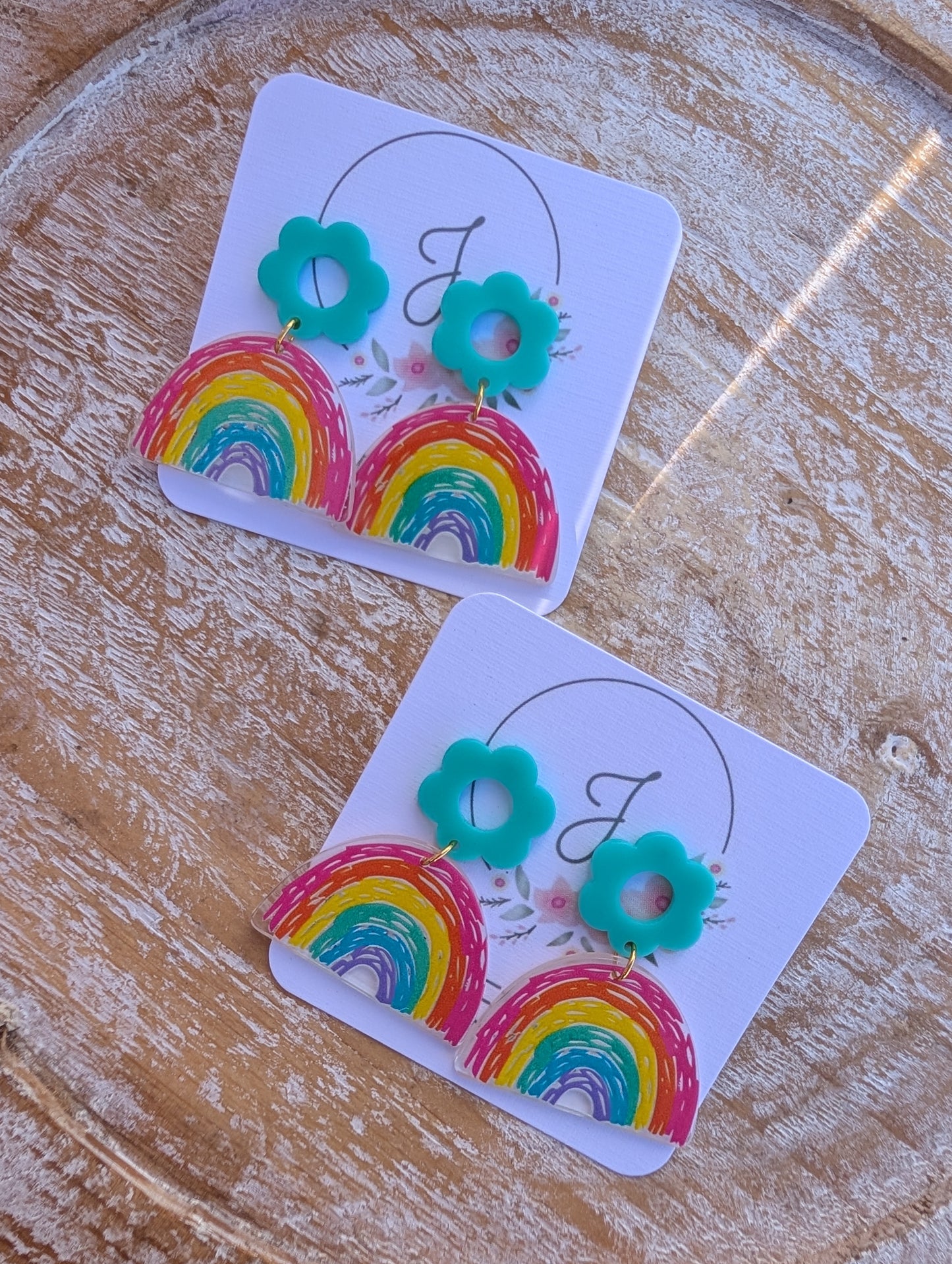 Spring Rainbow Earrings