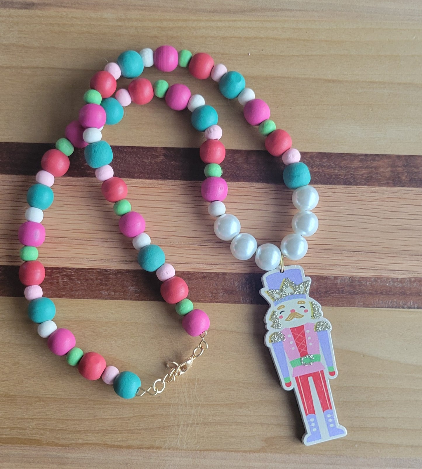 Purple Holiday Nutcracker Necklaces