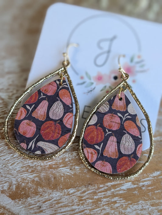 Pumpkin Earrings