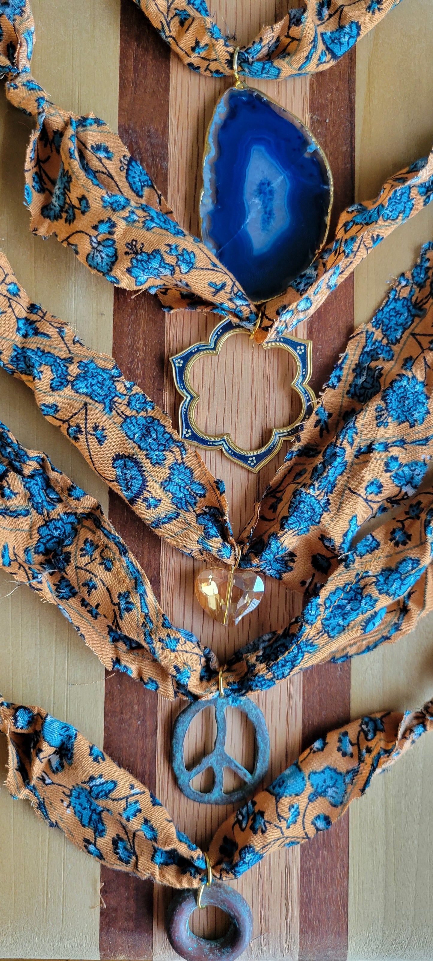 Upcycled Fabric Necklaces