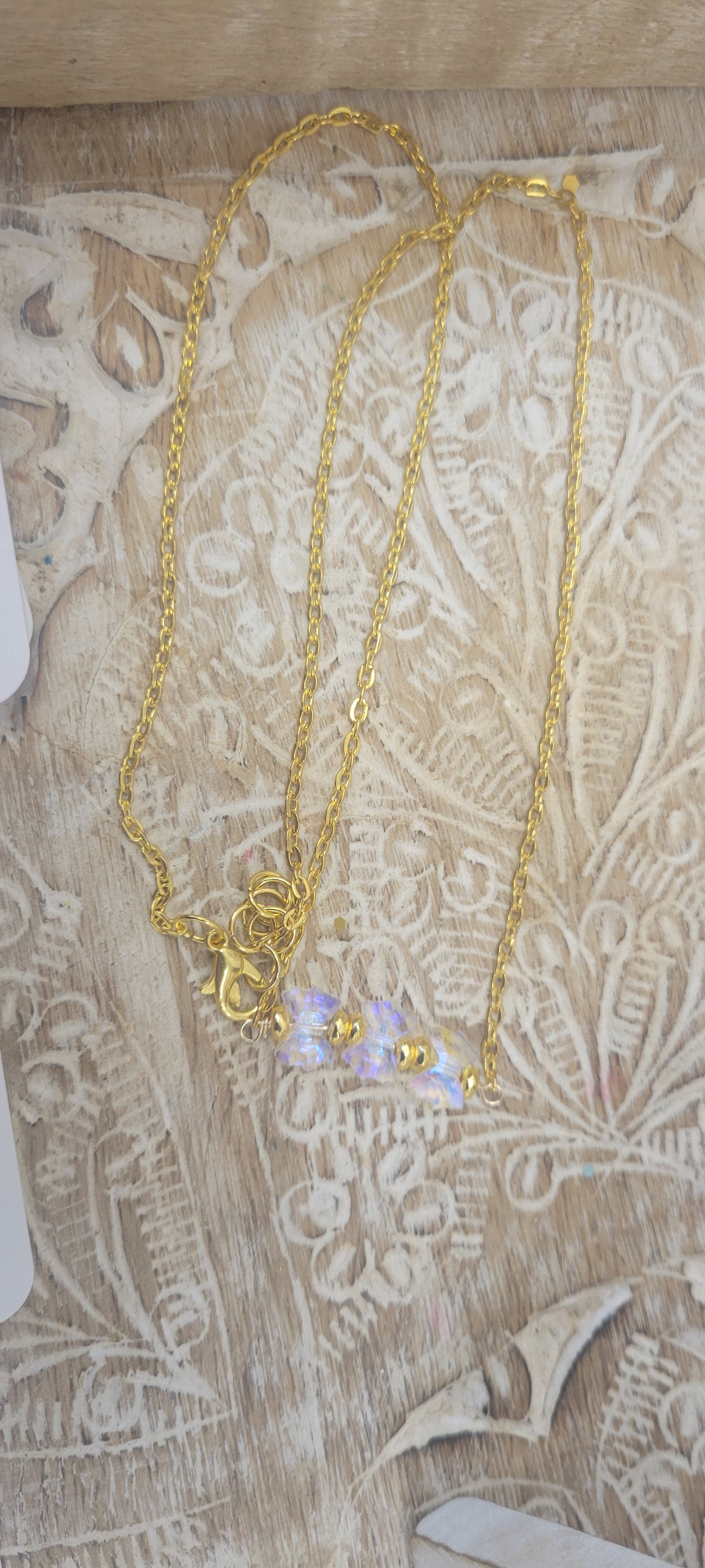 Crystal Bow Necklace