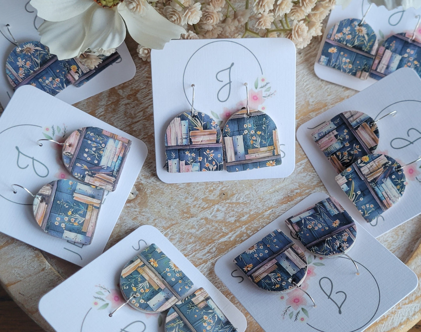 Cozy Book Earrings