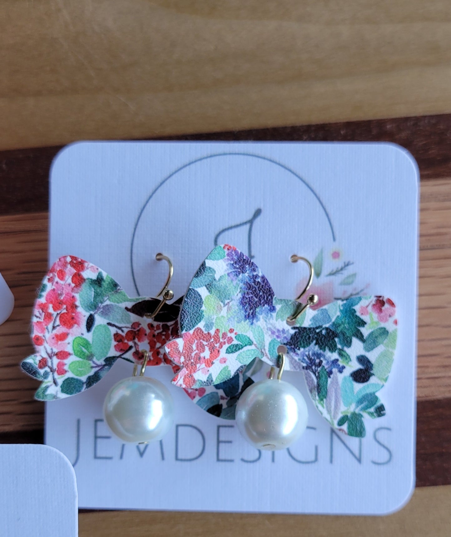 Christmas Bow Earrings