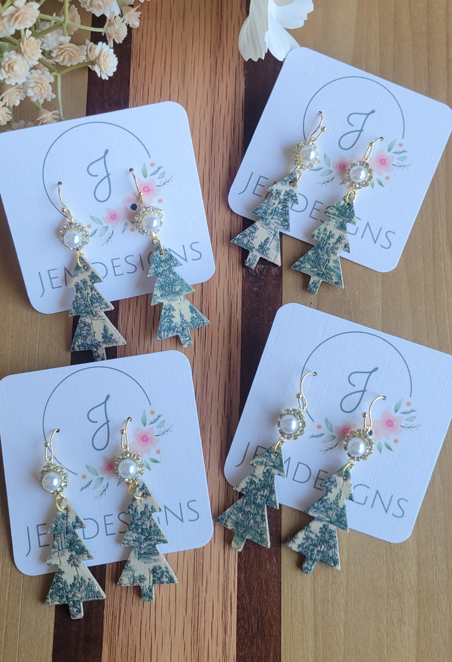 Christmas Tree Earrings