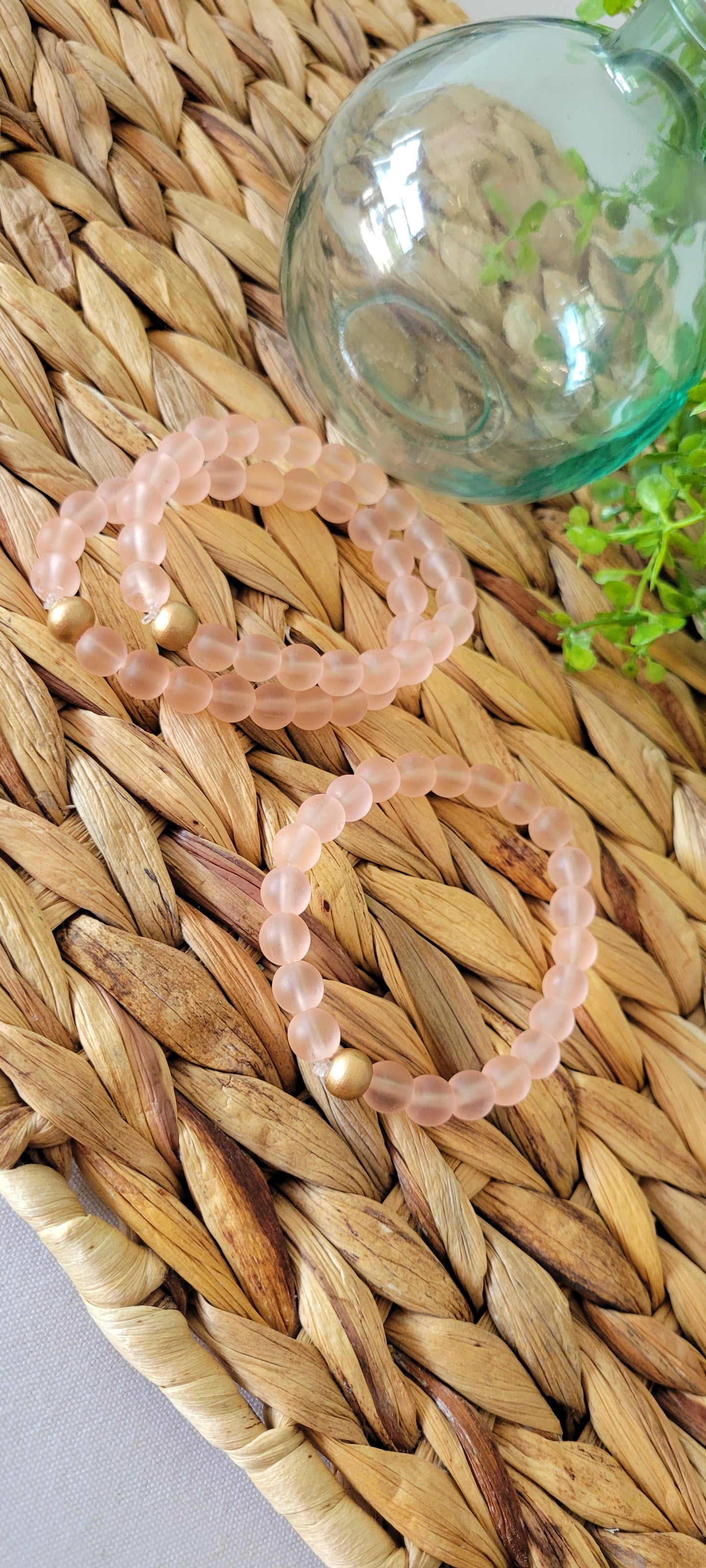 Frosted Glass Bracelet