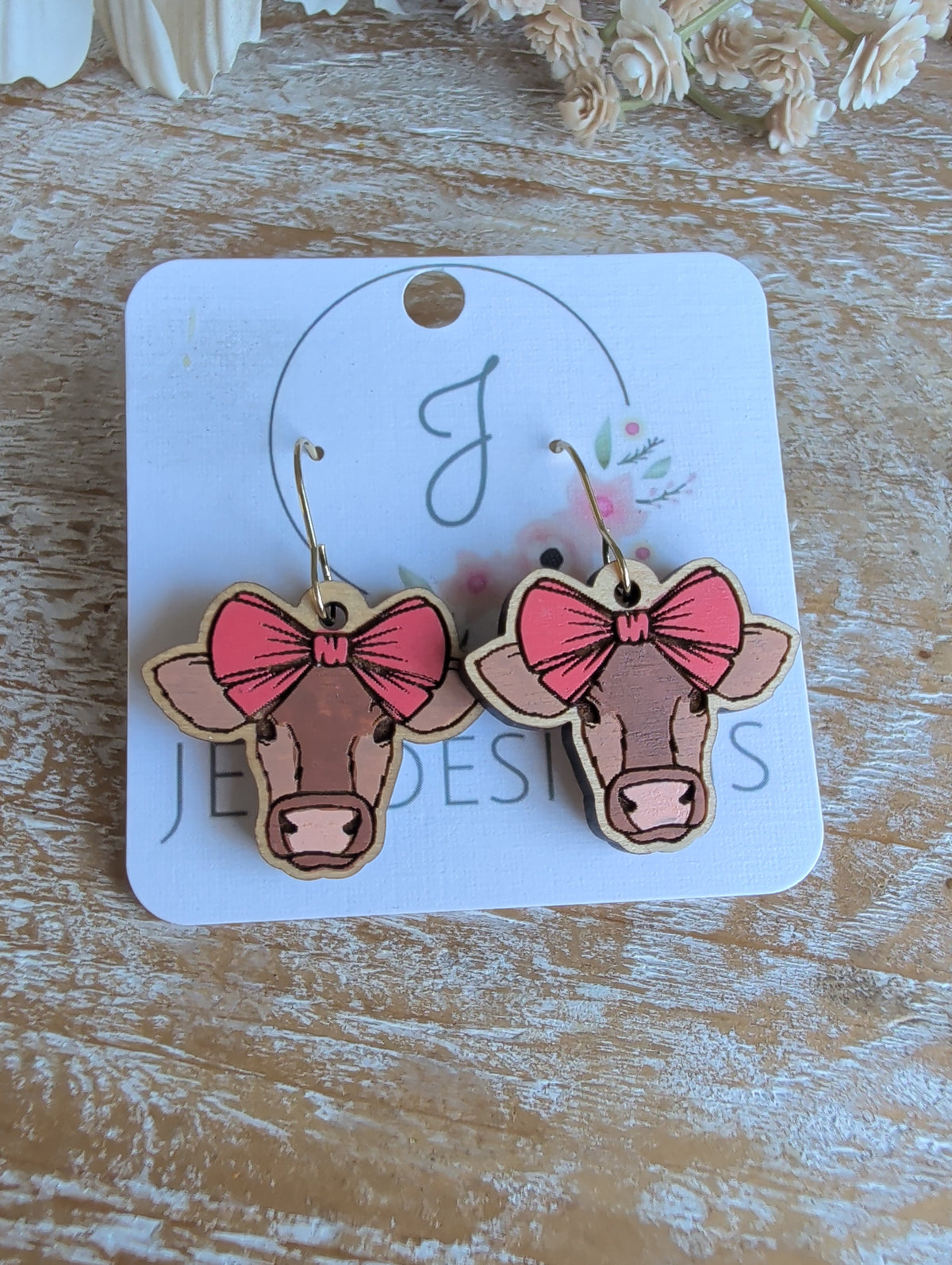 Cow Earrings