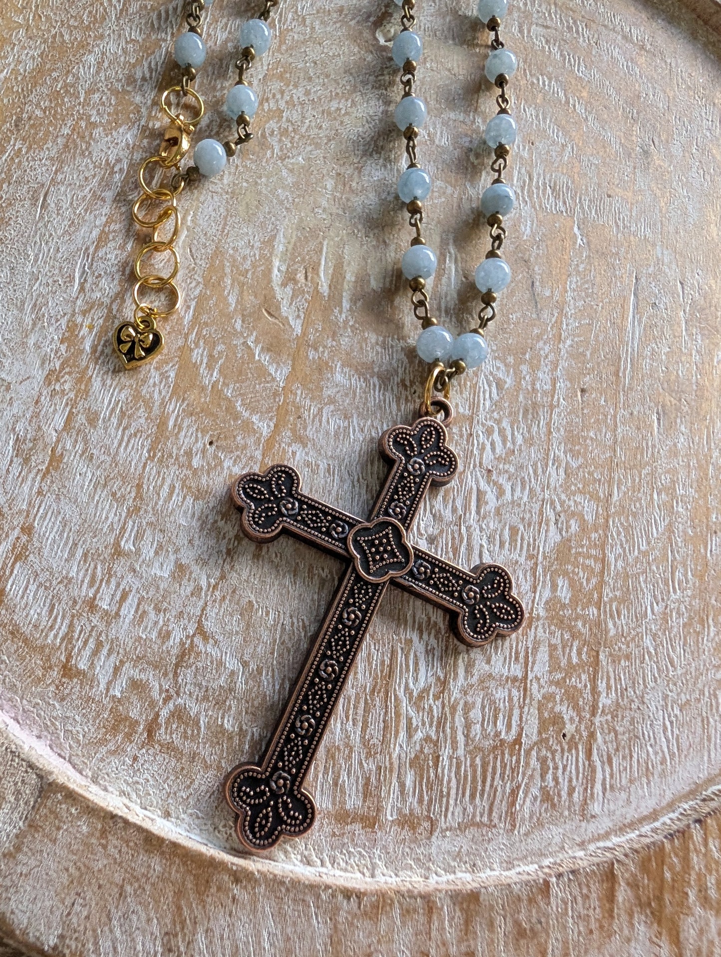 Copper Cross Necklace