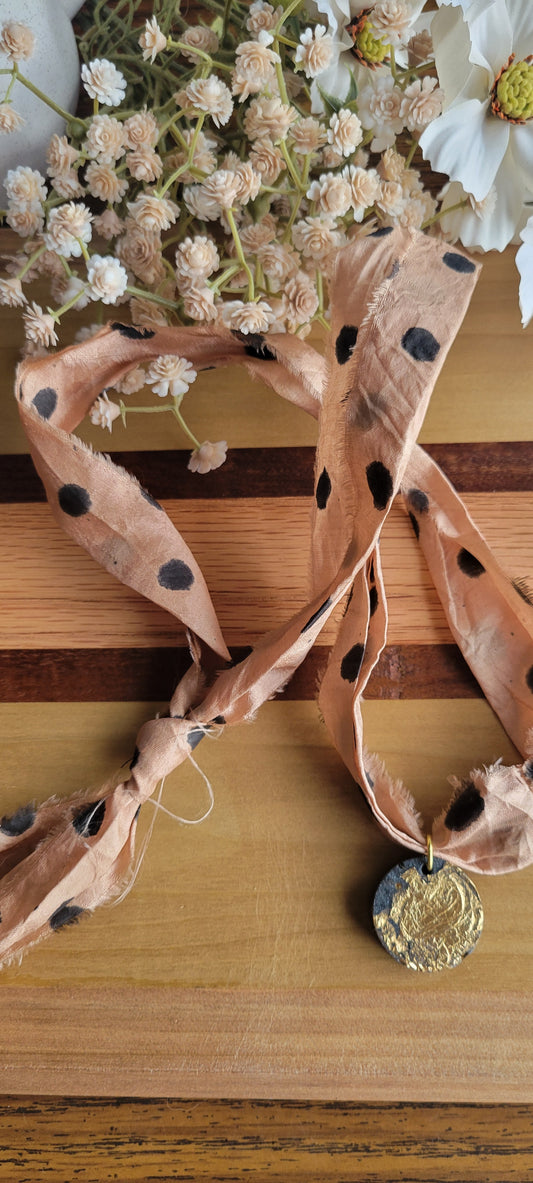 Scarf Circle Necklace