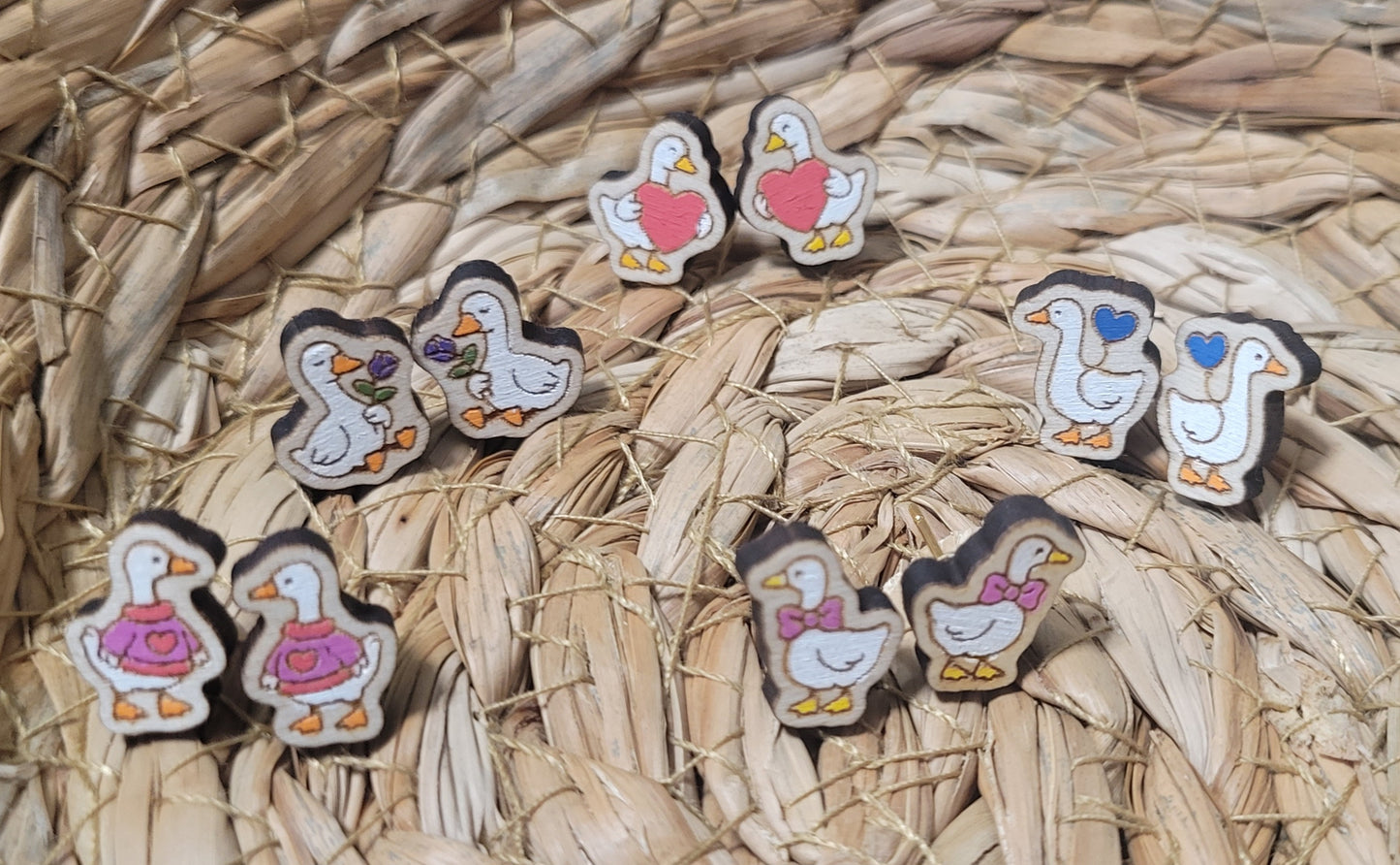 Goose Earrings
