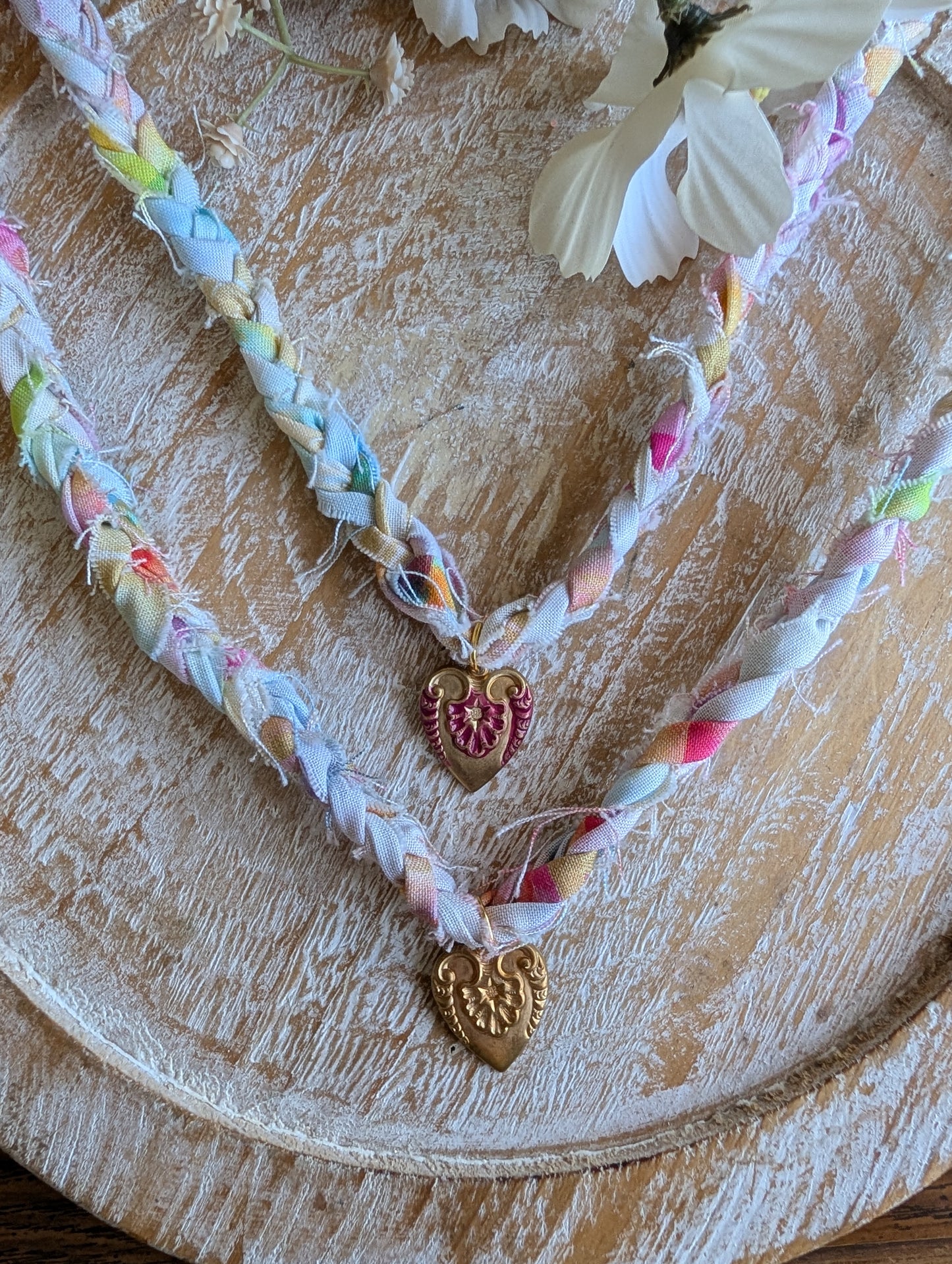 Pastel Braided Necklace
