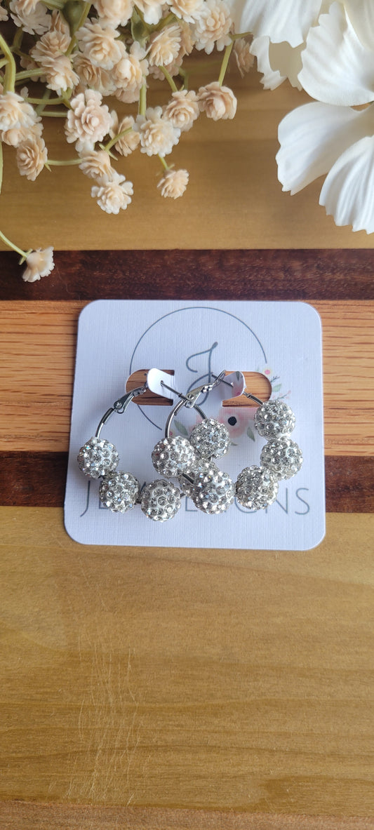 Silver Hoop Earrings