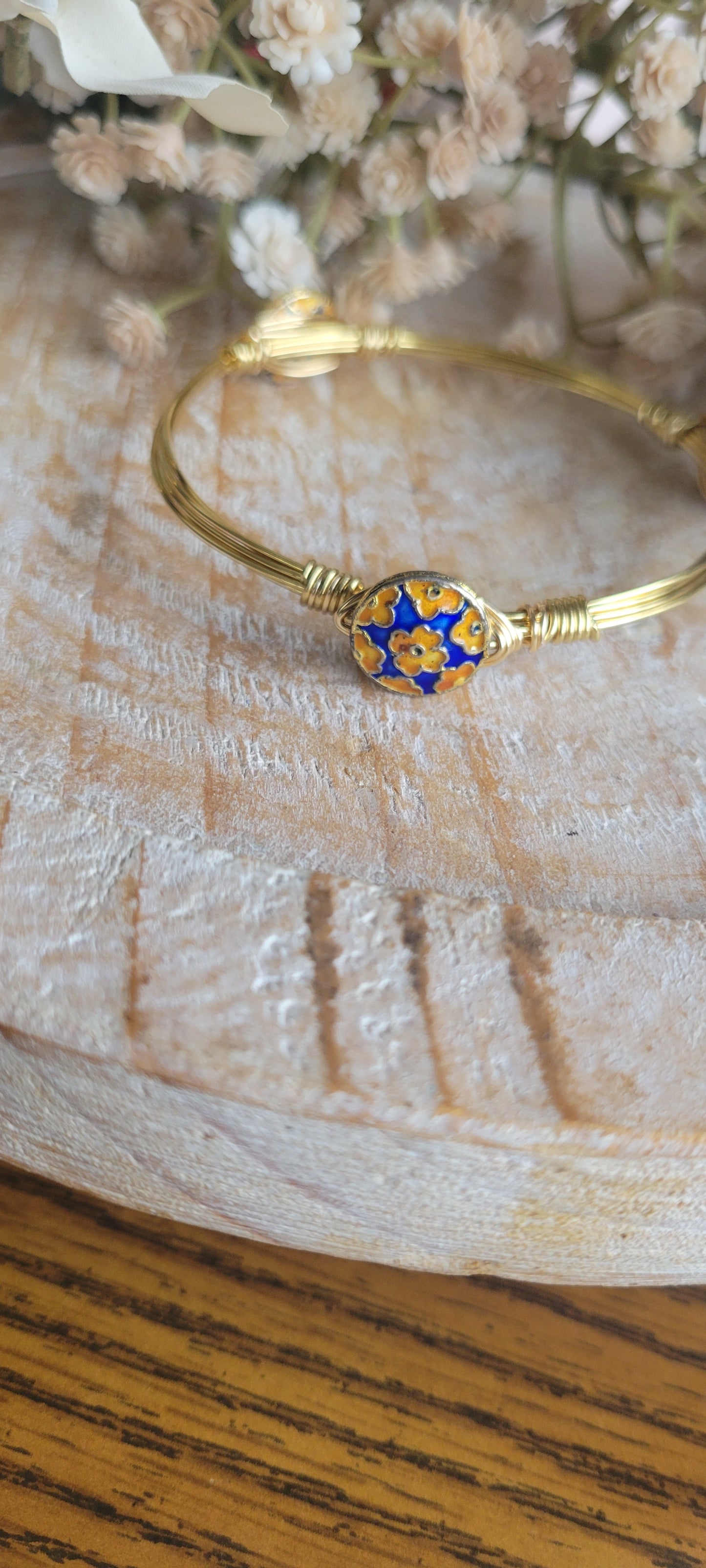 Blue and orange Bangle