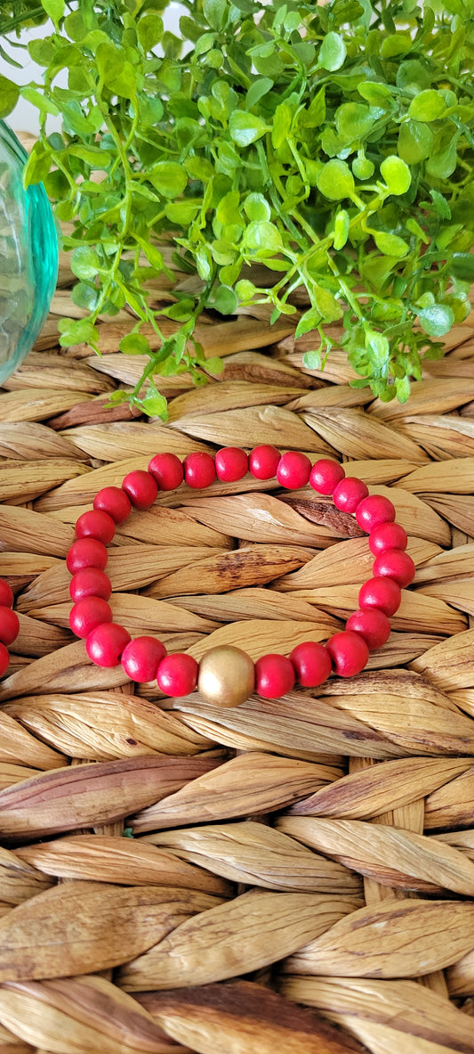 Red Wood Bracelet