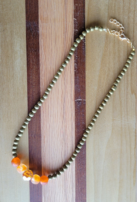 Orange Hues Necklace