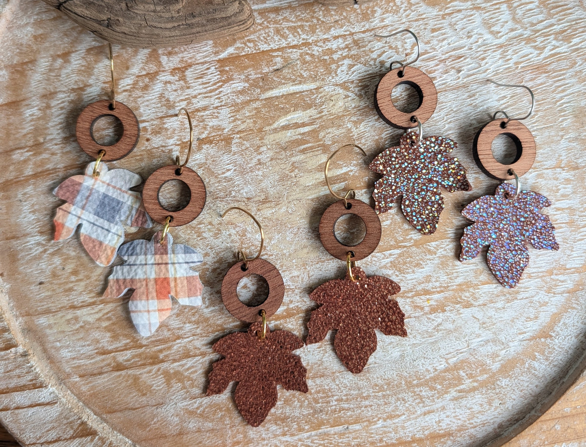 Autumn Leaf Earrings