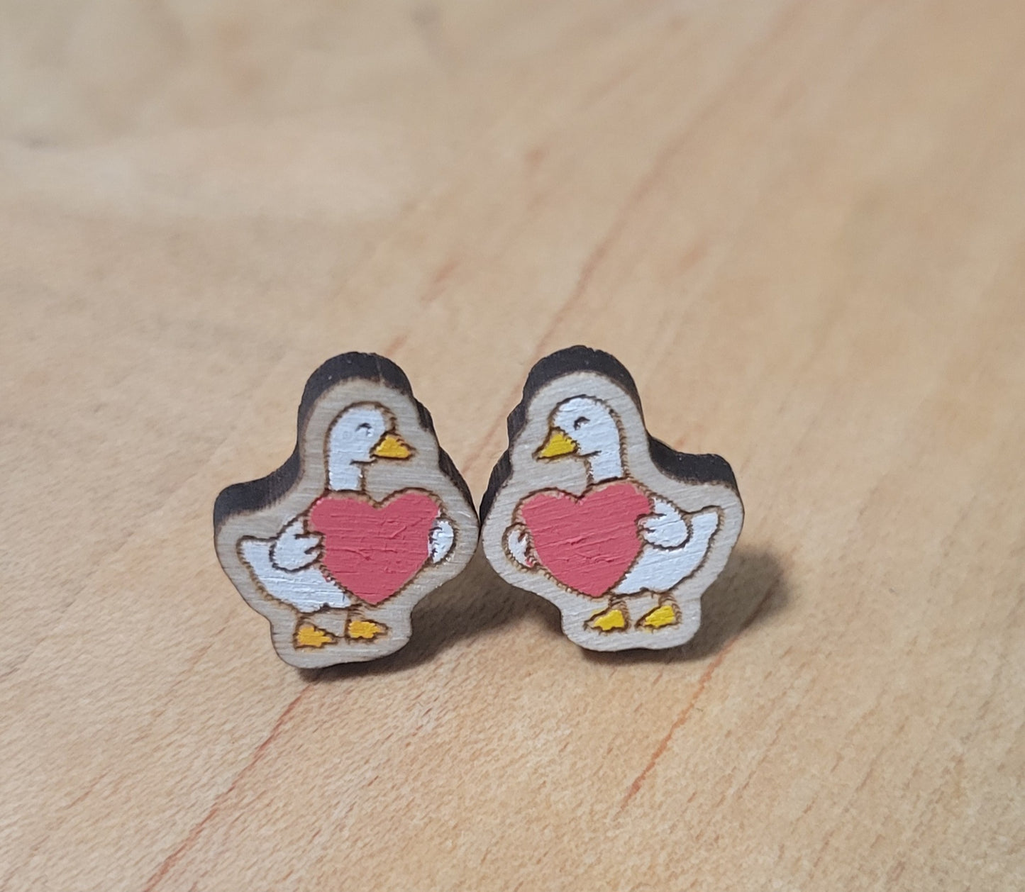 Goose Earrings