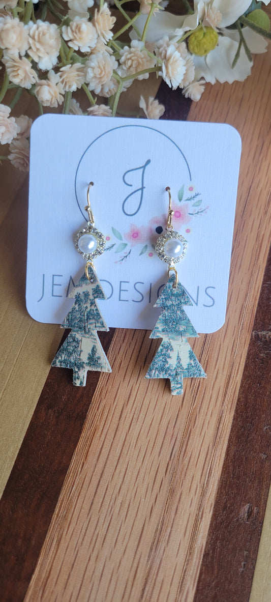 Christmas Tree Earrings