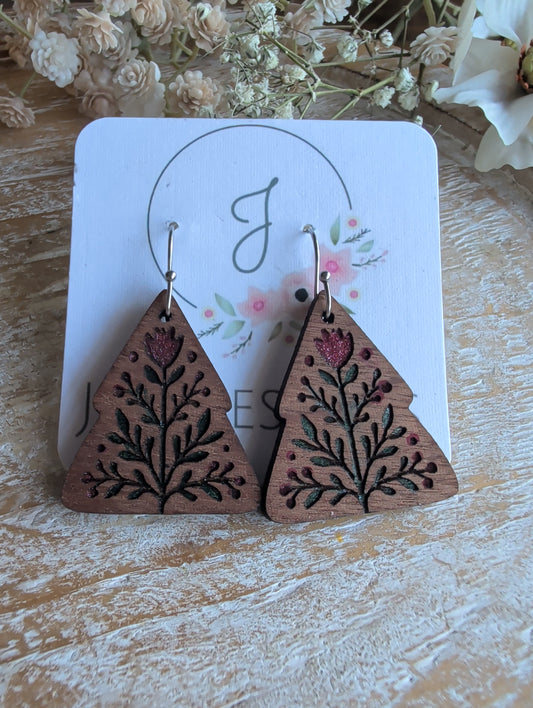 Vintage Tree Earrings