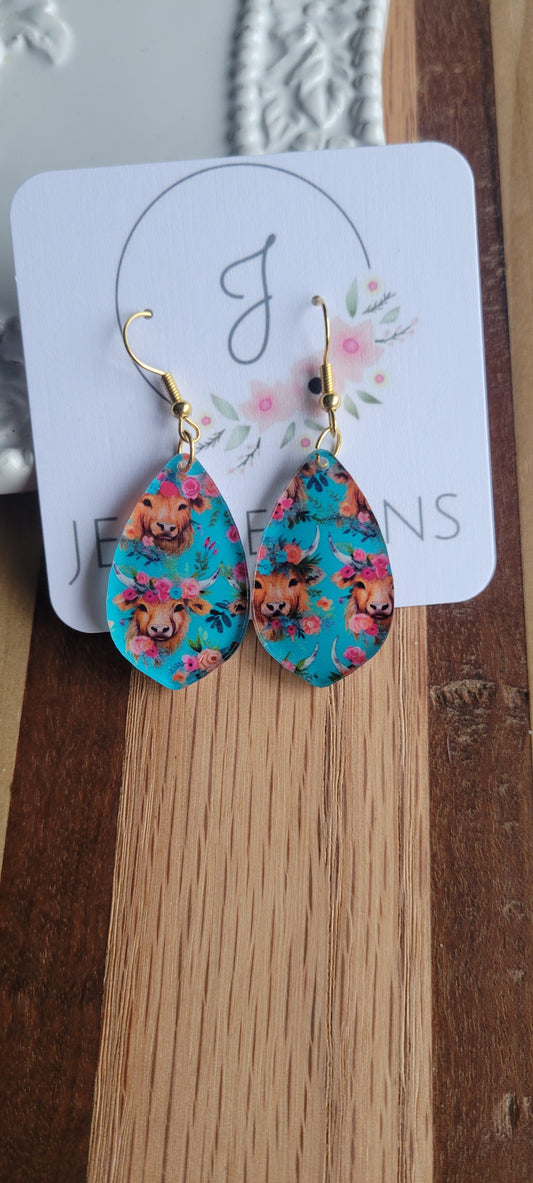 Highland Cow Earrings