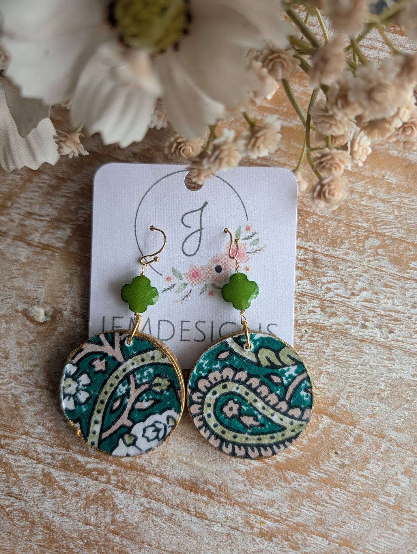 Secret Garden Drop Earrings