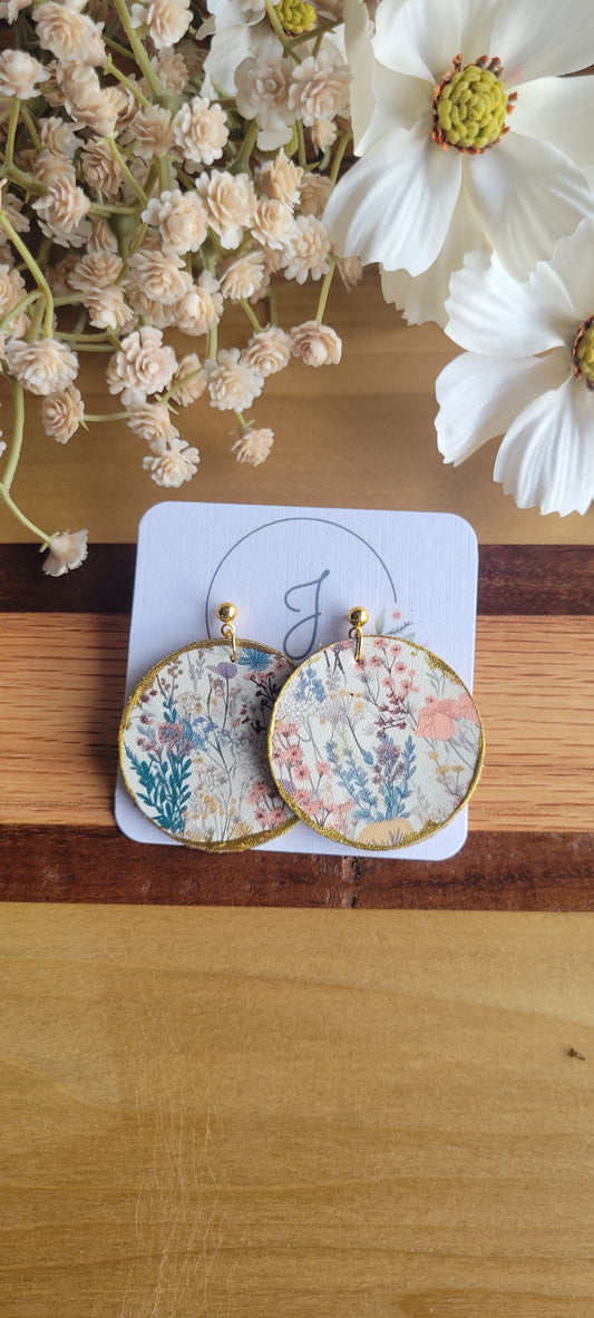 Whispers of Autumn Floral Earrings