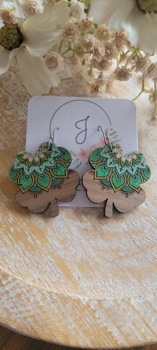 Four Leaf Clover Earrings