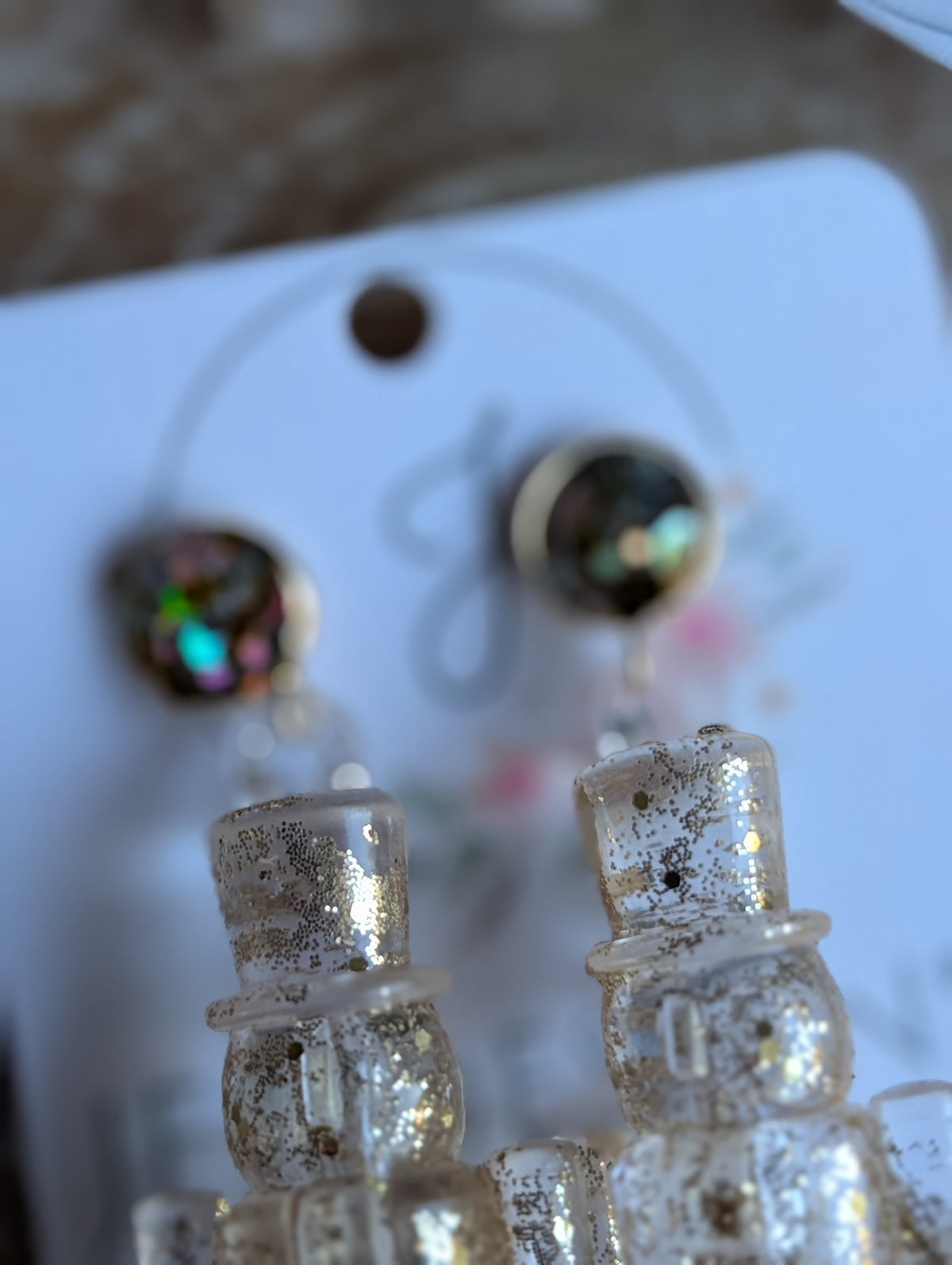 Mixed Metal Icy Nutcracker Earrings
