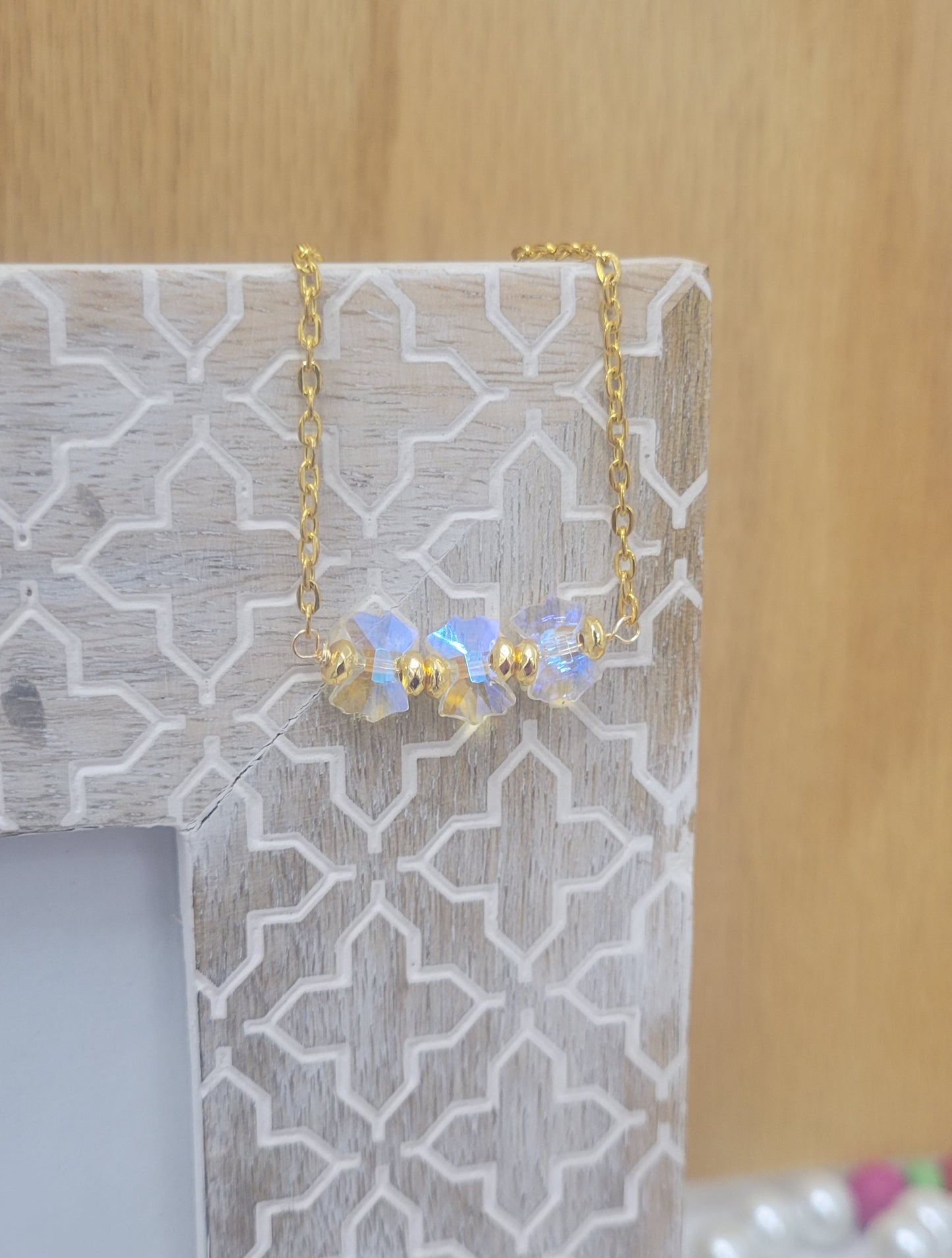 Crystal Bow Necklace