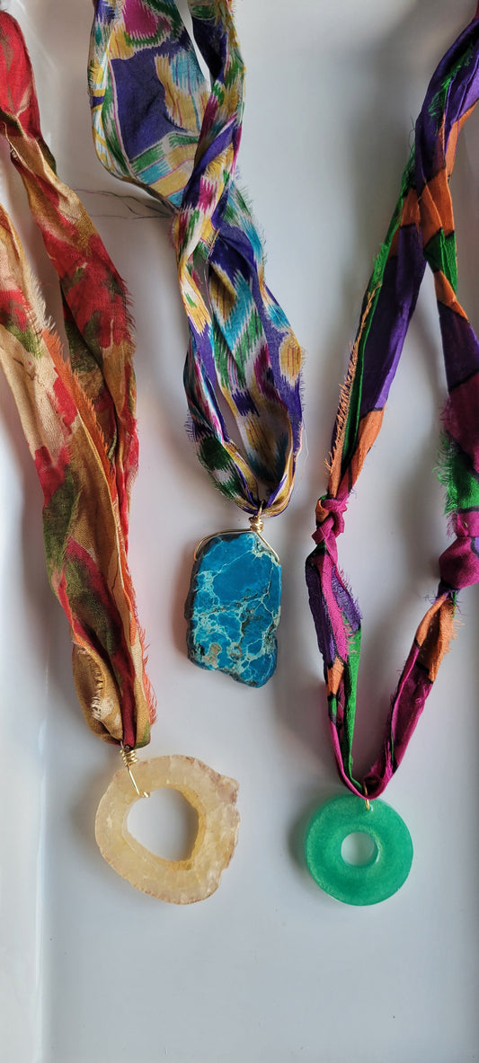 Scarf Necklaces